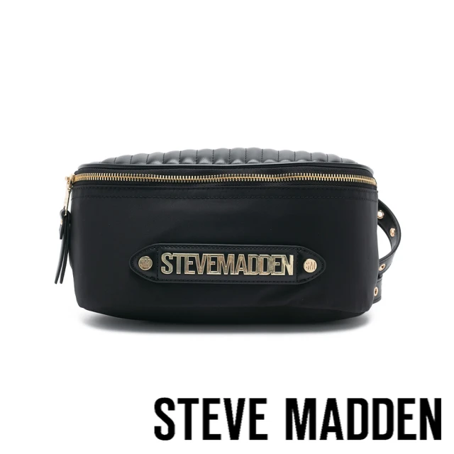 steve madden BHARA 尼龍LOGO吐司腰包(黑色)