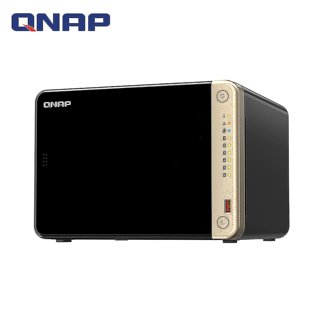 QNAP 威聯通QNAP 威聯通 搭WD 4TB x4 ★ TS-664-8G 6Bay NAS 網路儲存伺服器