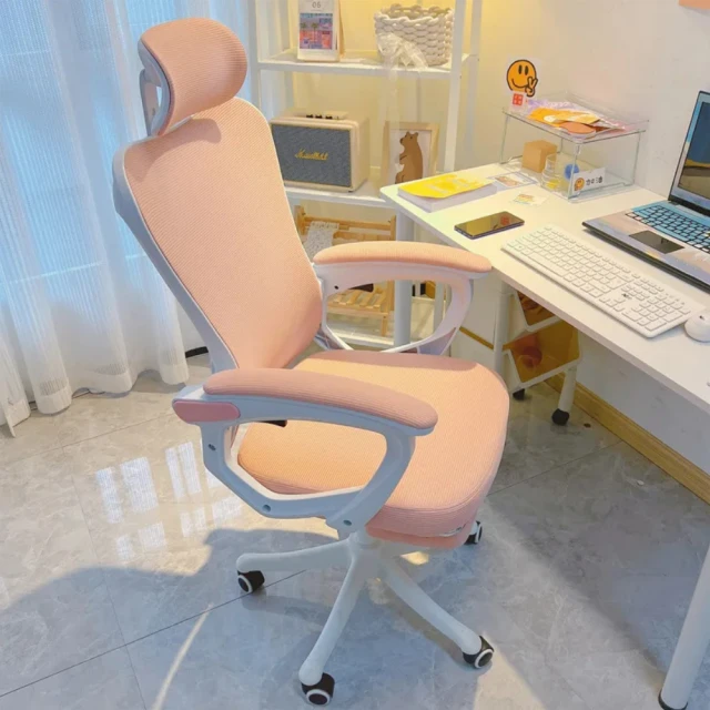 KF金柏莉家具 W_Chair(低背扶手透氣人體工學椅電腦椅