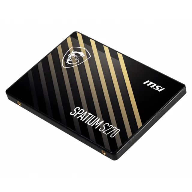 【MSI 微星】搭外接盒 ★ SPATIUM S270 480GB SATA ssd固態硬碟 5年保 (讀500M/寫450M)