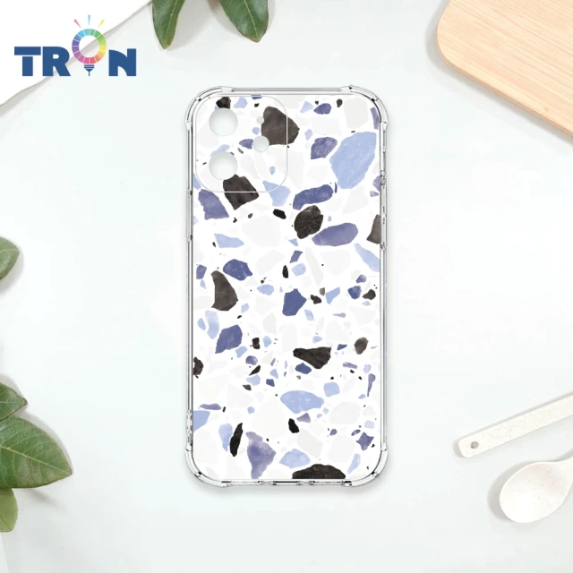 TRON IPhone 11 PRO/11/11 PRO MAX 大顆彩色幾何磨石子A款 四角防摔殼 手機殼