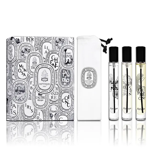 【Diptyque】經典款淡香精禮盒 10MLX3入(肌膚之華+杜桑+爵夢 平行輸入)