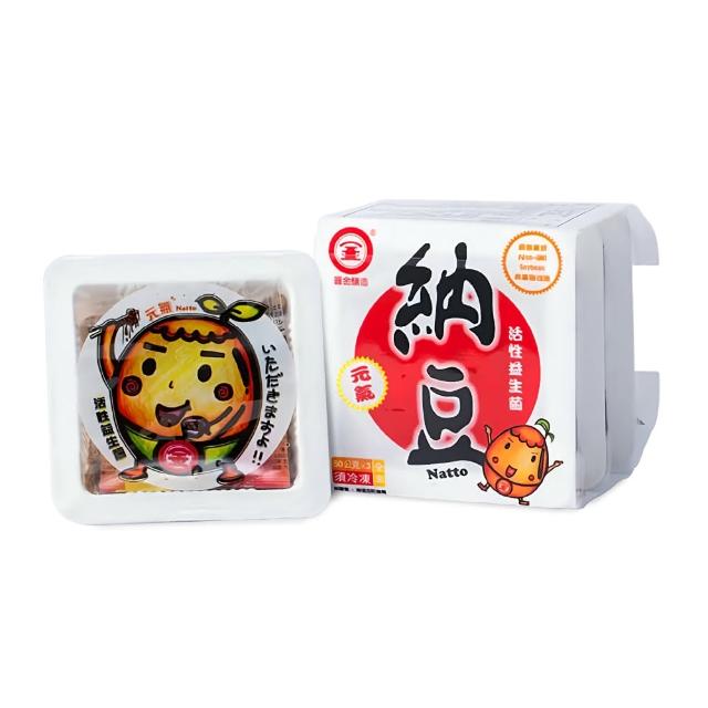 【圓金釀造】元氣納豆 50g×3盒/組x12組(活性益生菌、非基改、無添加)