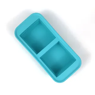 【Souper Cubes】多功能食品級矽膠保鮮盒2格-500ML/格(美國FDA食品級 獨家專利設計)