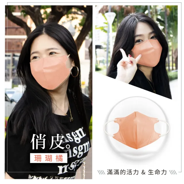 【藍鷹牌】N95立體型成人醫用口罩 多色綜合包 10片x4盒(10色各1片)