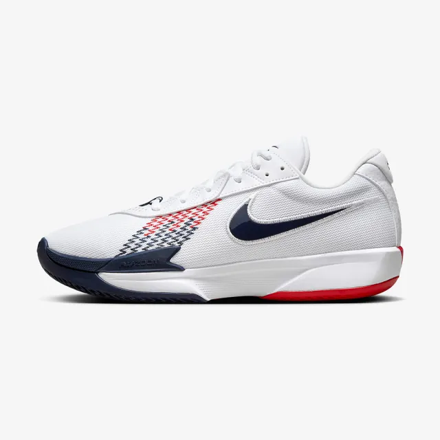 【NIKE 耐吉】Air Zoom G.T Cut Academy EP 男鞋 藍白紅色 實戰 緩震 籃球鞋 FB2598-104