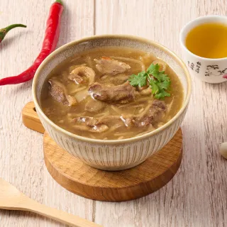 【樂在騏中】新港鴨肉羹3包-附五味醋包(500g±10%/包 嘉義人氣美食/鴨肉羹湯)