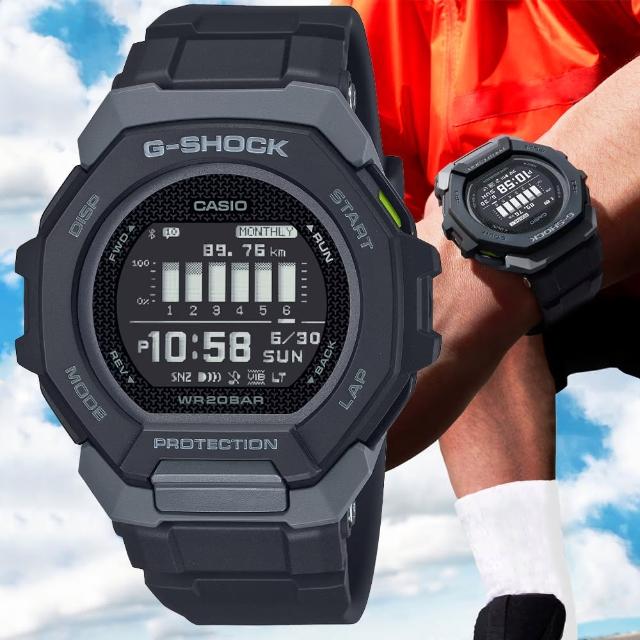 【CASIO 卡西歐】G-SHOCK 藍牙連線 多功能運動腕錶 推薦 送禮 畢業禮物(GBD-300-1)