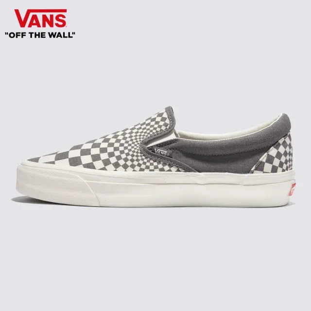 【VANS 官方旗艦】MTE Slip-On Reissue 98 男女款灰棕色變形棋盤格滑板鞋