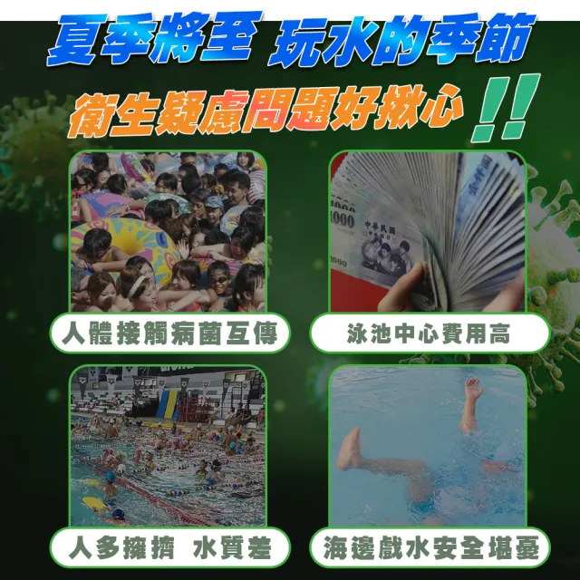 【BESTWAY】二環矩形 充氣泳池 262*175*51CM(Bestway 二環矩形 泳池 262*175*51 CM 充氣 游泳池 泳池)
