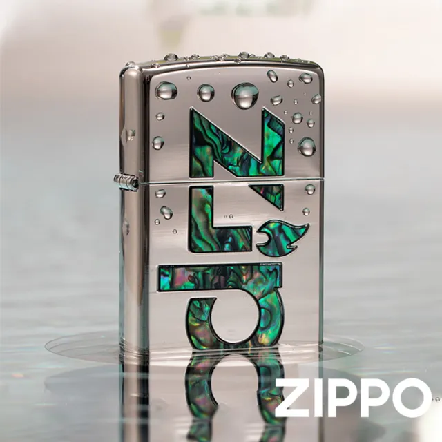 【Zippo】經典標誌-七彩貝殼防風打火機(美國防風打火機)