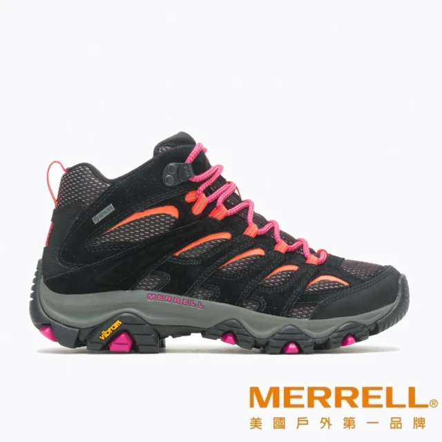 MERRELL MOAB 3 MID GORE-TEX 中筒防水登山健行鞋 黑(ML037204)