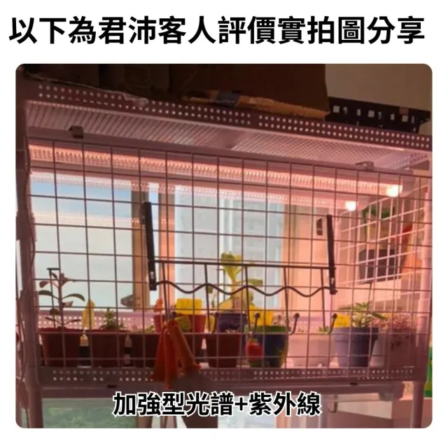 【JIUNPEY 君沛】2呎 25W 加強型光譜+UV紫外線 防水型LED植物燈管(植物生長燈 三防燈)