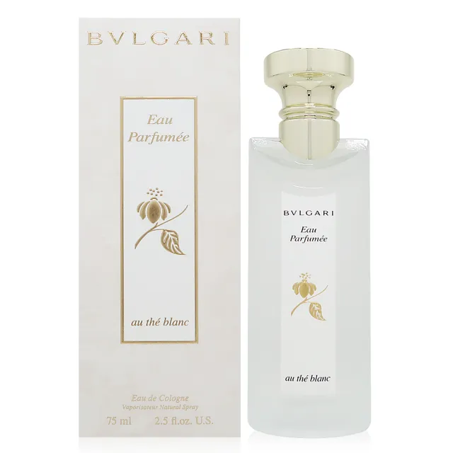 【BVLGARI 寶格麗】白茶中性古龍水 EDC 75ml(平行輸入)