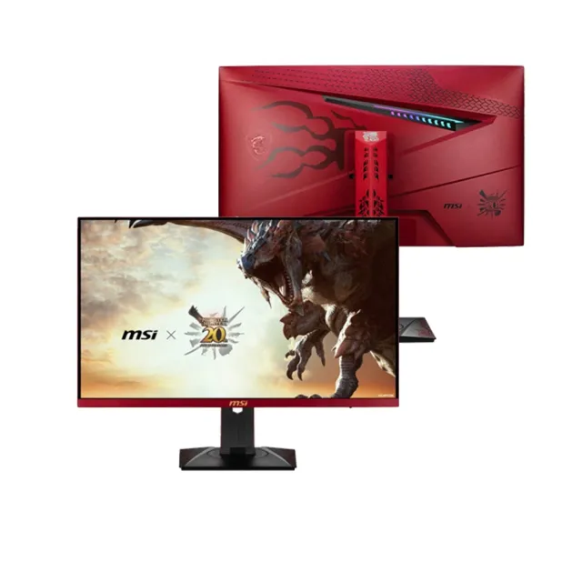 【MSI 微星】MAG 274QRF QD E2 Monster Hunter Edition 27型 180Hz 電競螢幕(魔物獵人20週年紀念限量款)