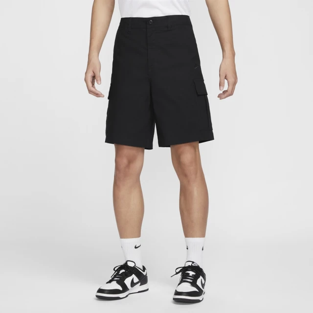 NIKE 耐吉 短褲 休閒褲 卡其褲 寬鬆 男 AS M NK CLUB WVN CARGO SHORT 黑(FN3518010)