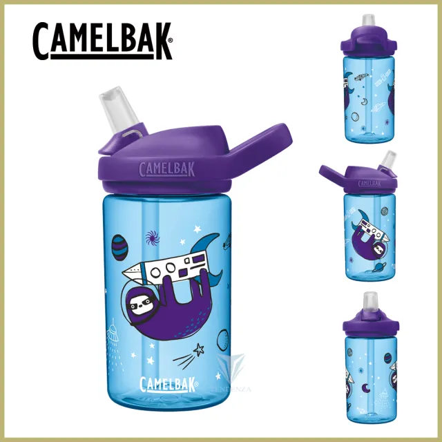 【CAMELBAK】400ml eddy+ 兒童吸管運動水瓶(公司貨/多喝水/兒童水壺/防塵蓋)