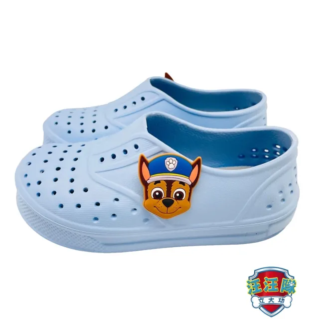 【童鞋520】汪汪隊清涼透氣洞洞鞋(D233088淺藍-16-22cm)