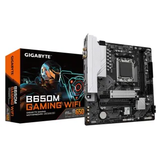 【GIGABYTE 技嘉】M+U組合★B650M GAMING WIFI主機板+AMD Ryzen R7-7700 CUP