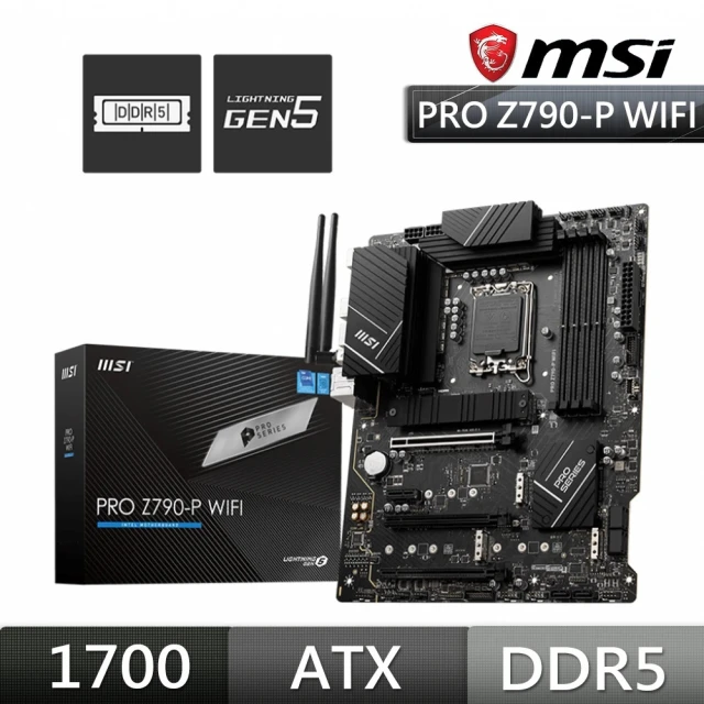 MSI 微星 PRO Z790-P WIFI 主機板 +賽德斯 魔幻之力 耳機/耳罩式