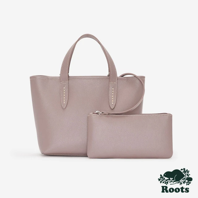 RootsRoots Roots 皮件- SMALL CARRYALL 斜背包(褐色)