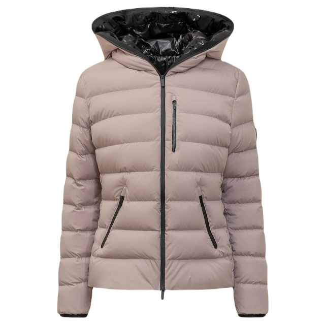 MONCLER 秋冬新款 女款 HERBE 連帽羽絨外套-淺藕粉色(0號USA-XS、1號USA-S、2號USA-M、3號USA-L)