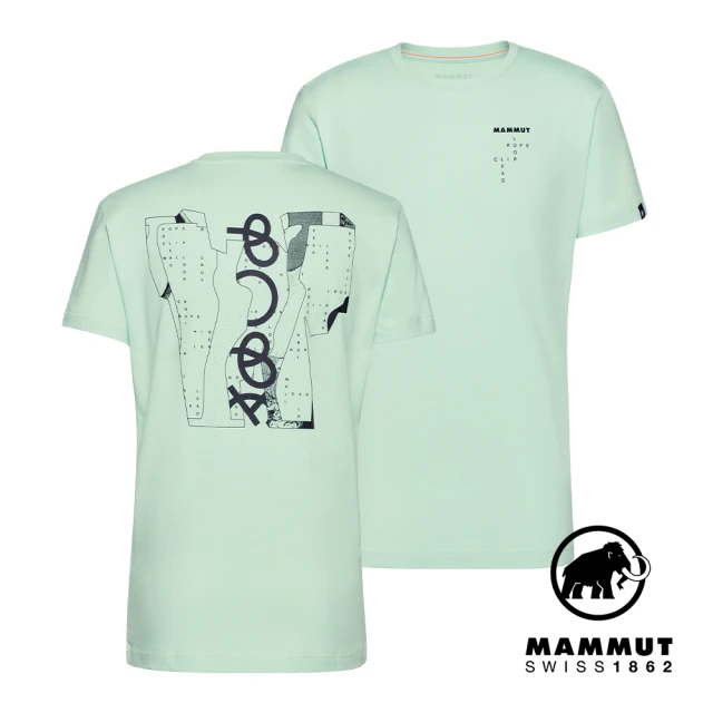 Mammut 長毛象 Flash T-Shirt Men 限量款-奧運有機棉短袖T恤 男款 薄荷綠 #1017-06740