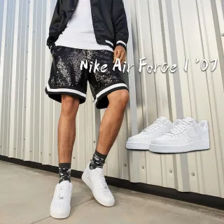 【NIKE 耐吉】運動鞋 男鞋 休閒鞋 AF1 AIR FORCE 1 07 白 CW2288-111