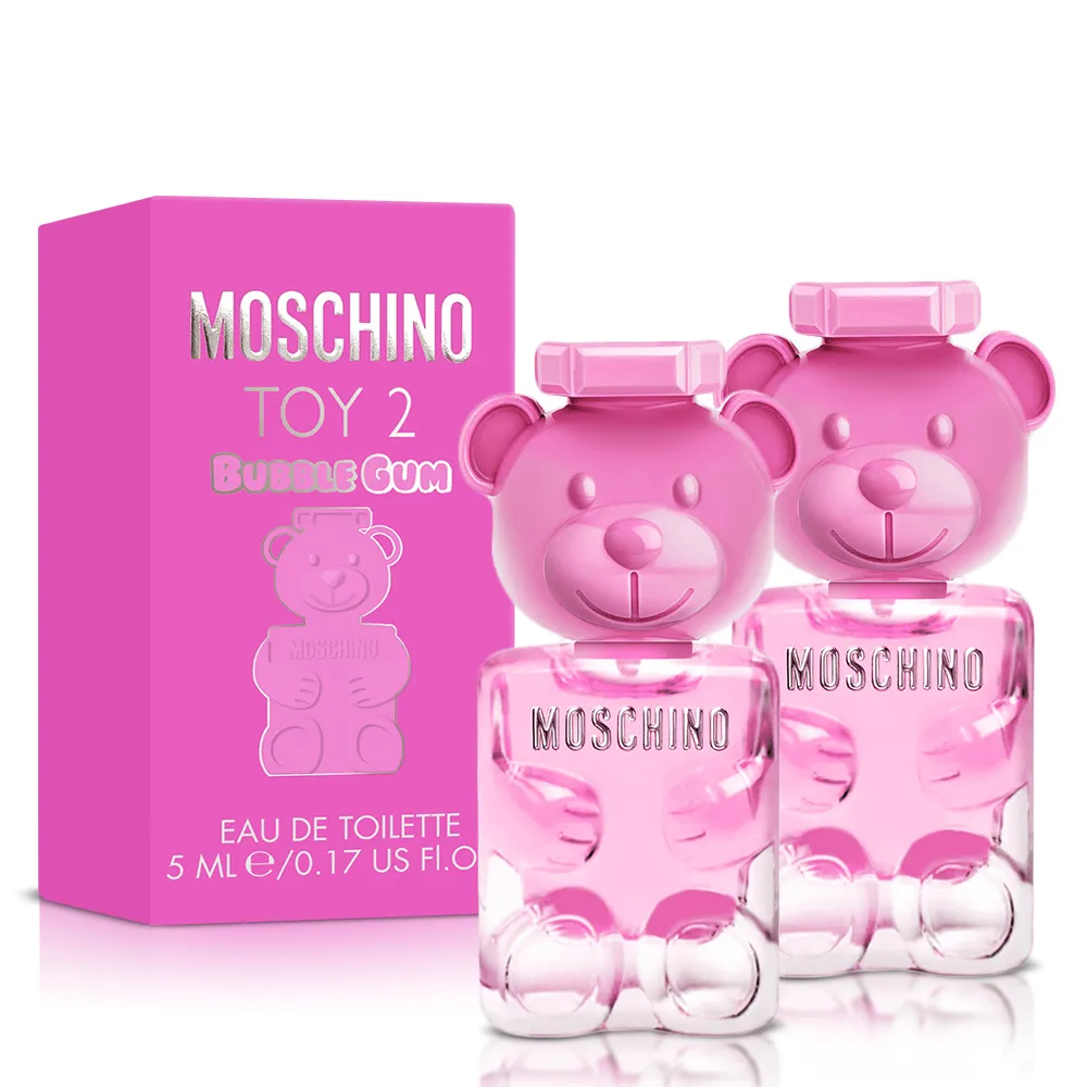 【MOSCHINO】泡泡熊女性淡香水小香5mlX2入(專櫃公司貨)