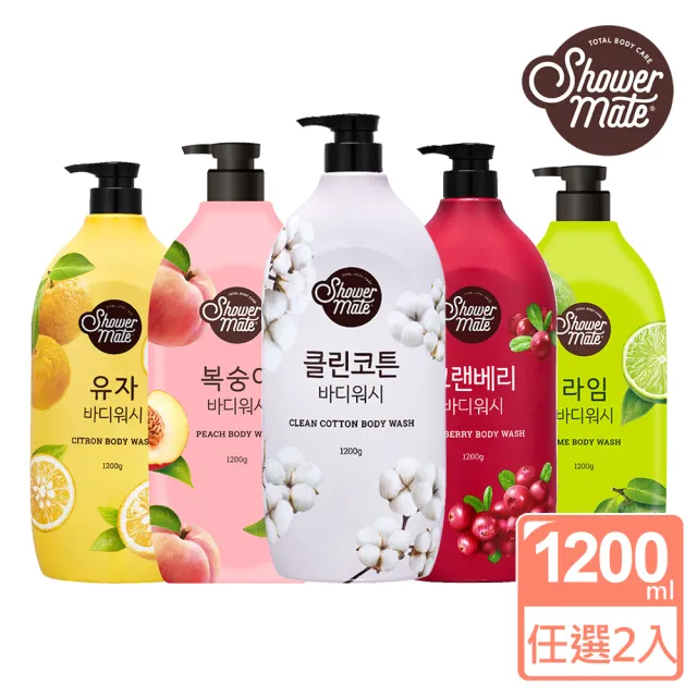 【ShowerMate】微風如沐 果香沐浴乳1200g(超值2入組)