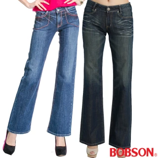 【BOBSON】狂降修身美型丹寧褲(8款任選)