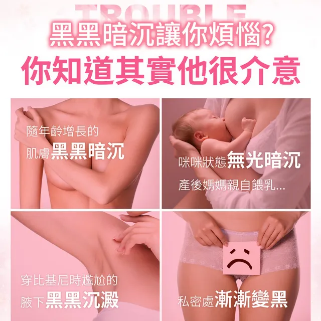 【IvyMaison】粉紅美胸乳暈雙效組4ml*2入(產後乳暈美白/私密淡化/哺乳後乳頭淡化)