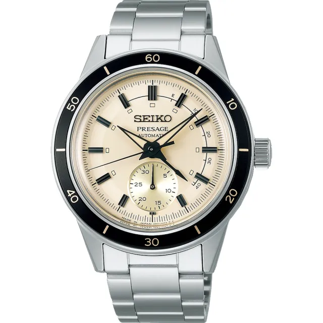 【SEIKO 精工】Presage Style60’s 復古機械錶 送6入手錶收藏盒(SSA447J1/4R57-00T0S)