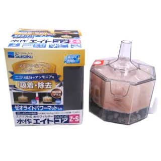 【Suisaku 水作】內置空氣過濾器納豆菌+沸石 ZS 座式水妖精+替換濾棉三盒(超值套餐增氧培菌F1544)