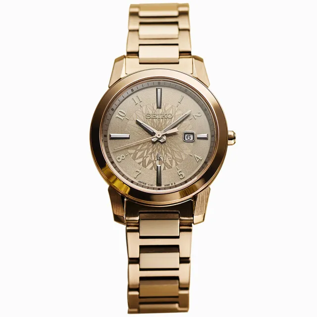 【SEIKO 精工】LUKIA 動人時光 太陽能女錶-31mm 520禮物 送禮(SUT420J1/V137-0DK0B)