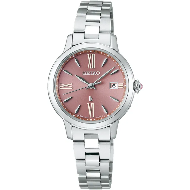 【SEIKO 精工】LUKIA 日本主打款 太陽能電波女錶 送行動電源 開學(SSVW219J/1B32-0AY0P)