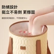 【Kyhome】高奢皮革可折疊泡腳袋 旅行便攜足浴桶 加厚保溫泡腳桶 折疊水桶 交換禮物