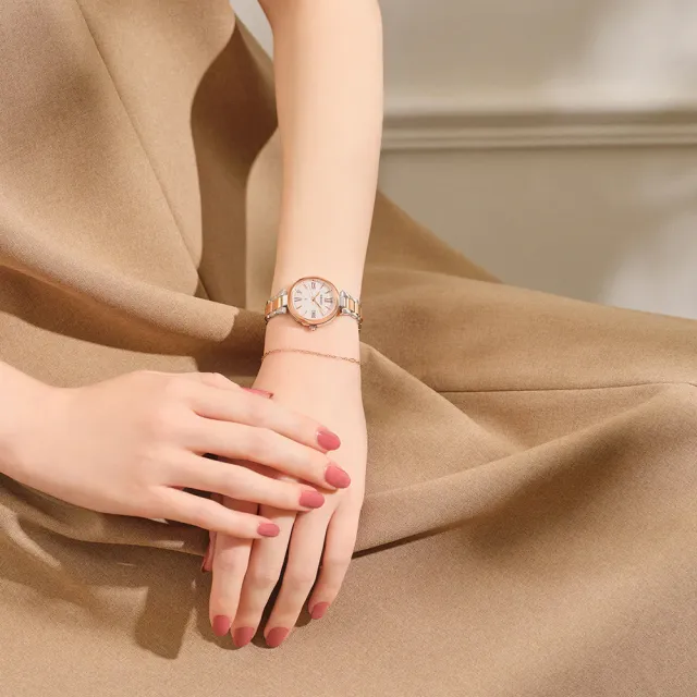 【SEIKO 精工】LUKIA 花卉系列鈦金屬太陽能電波鑽石女錶 520禮物 送禮(SSQW082J/1B32-0BK0KS)