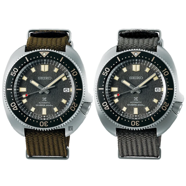 SEIKO 精工 Prospex DIVER SCUBA 1970現代版 200米潛水機械錶 套錶 送行動電源(SPB237J1/6R35-00T0N)