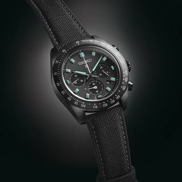 【SEIKO 精工】Prospex SPEEDTIMER 黑潮夜視 太陽能計時手錶 送禮 禮物 推薦(SSC923P1/V192-0AH0C)