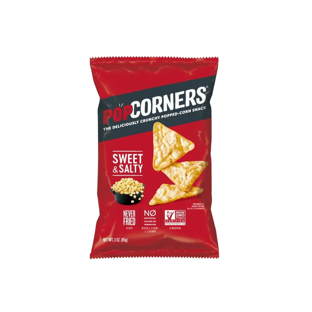 【Lay’s 樂事】POPCORNERS爆米花脆片鹹甜口味 85g/包