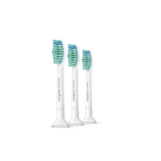 【Philips 飛利浦】Sonicare Pro專業清潔刷頭三入組-標準型-白HX6013/63