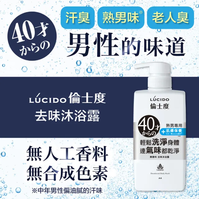 【LUCIDO倫士度】去味沐浴露450ml