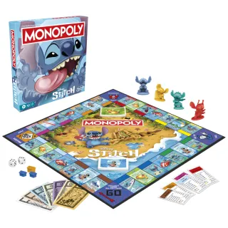 【MONOPOLY 地產大亨】桌遊系列(迪士尼史迪奇版桌上遊戲)