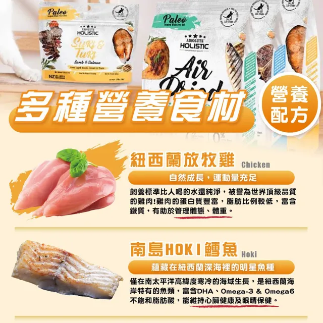 【ABSOLUTE HOLISTIC 超越巔峰】貓用鮮肉主食肉片(50g)