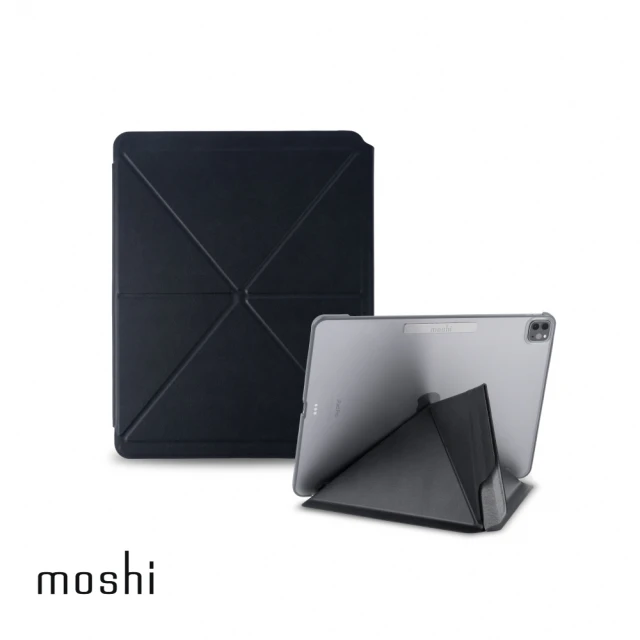 moshi 2022年第六代 2021年第五代 12.9吋 VersaCover多角度前後保護套 iPad Pro