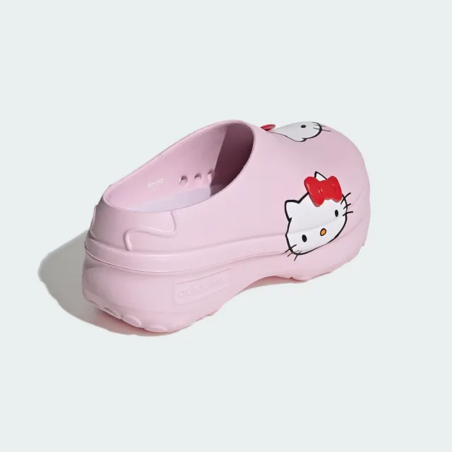 【adidas 愛迪達】ADIFOM STAN SMITH X HELLO KITTY 穆勒拖鞋 懶人鞋 女鞋 IG4446