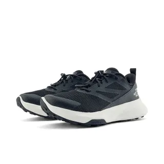 【The North Face 官方旗艦】北面兒童黑色抓地透氣舒適耐穿休閒野跑鞋｜83O4KT0
