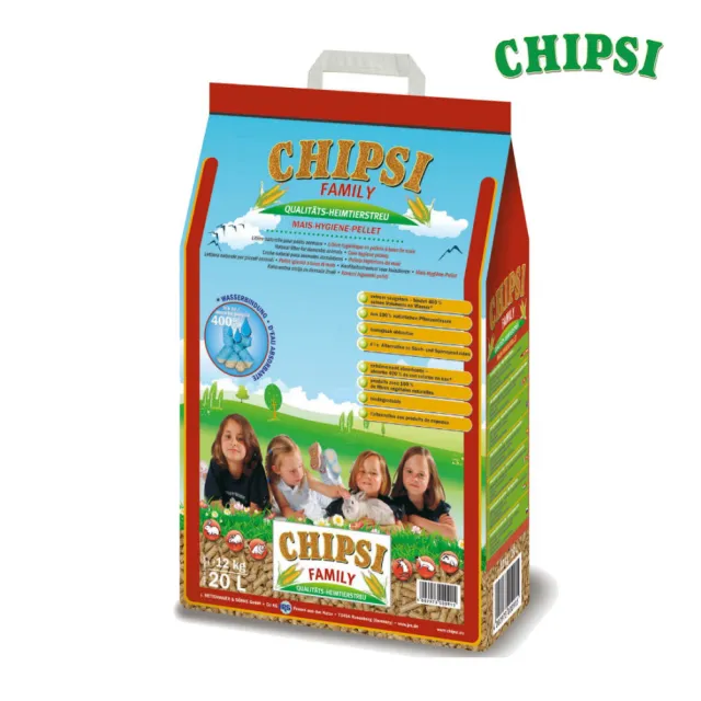 【CHIPSI】德國JRS 小動物用牧草環保木屑砂 20L*2包組(J24)