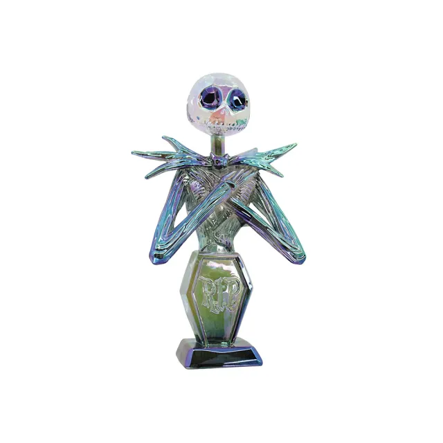 【Enesco】精品家飾 Disney 迪士尼 聖誕夜驚魂傑克頓透明塑像居家擺飾